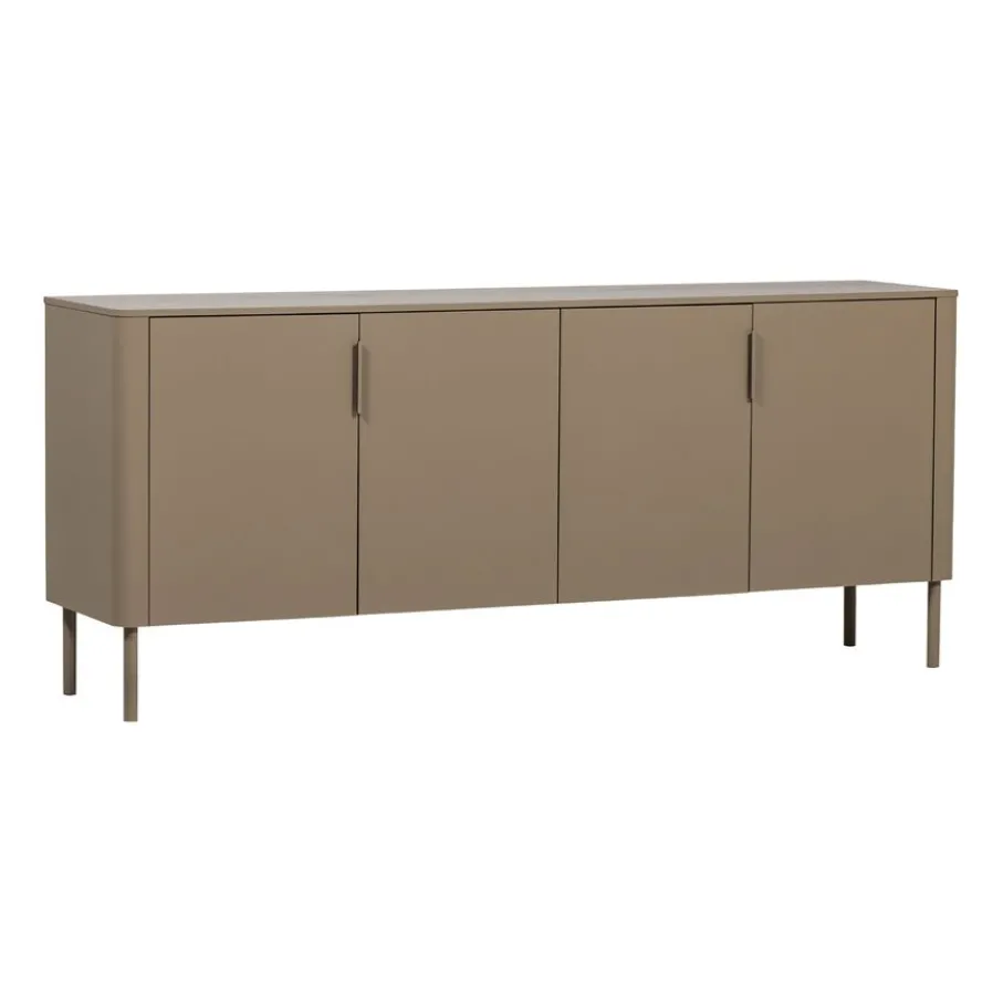 Dressoirs<WOOOD Dressoir Gunnar Mud - 201x85x44 cm