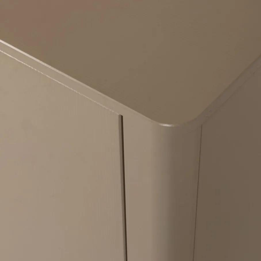 Dressoirs<WOOOD Dressoir Gunnar Mud - 201x85x44 cm