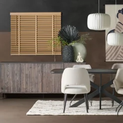 Dressoirs<WOOOD Dressoir New Gravure Bruin - 200x85x46 cm