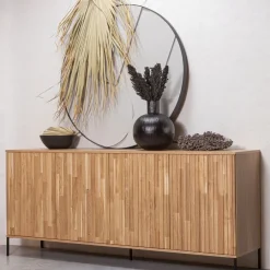 Dressoirs<WOOOD Dressoir New Gravure Naturel - 200x85x46 cm