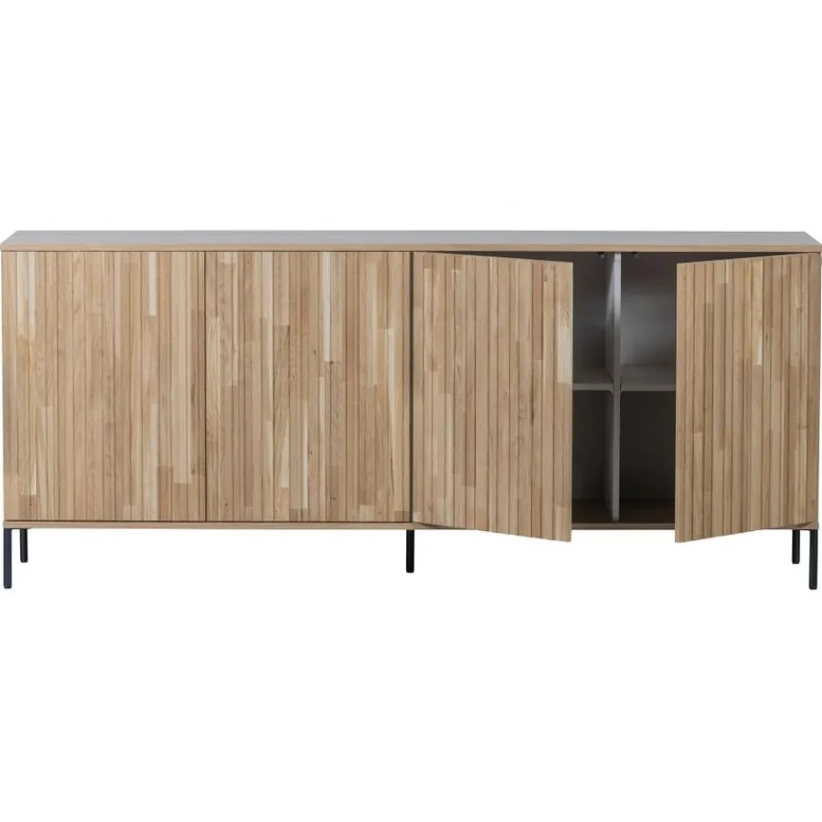Dressoirs<WOOOD Dressoir New Gravure Naturel - 200x85x46 cm