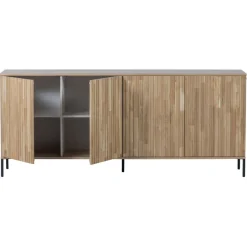 Dressoirs<WOOOD Dressoir New Gravure Naturel - 200x85x46 cm