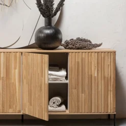 Dressoirs<WOOOD Dressoir New Gravure Naturel - 200x85x46 cm