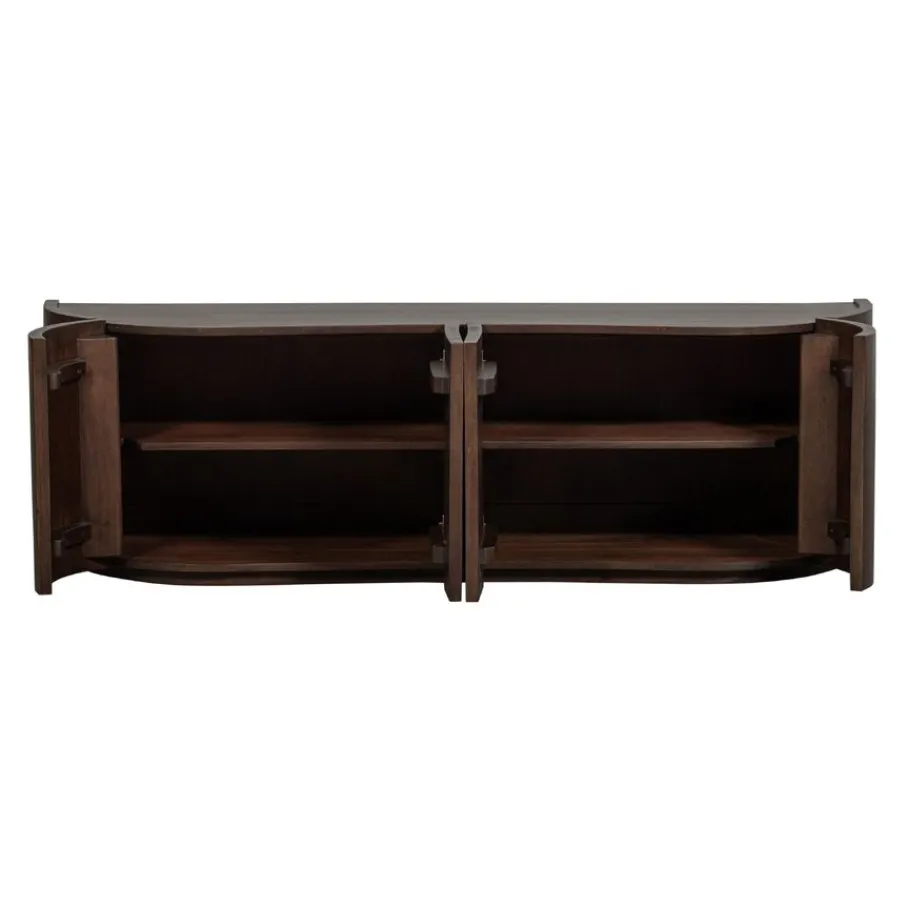 Dressoirs<WOOOD Dressoir Sense Bruin - 160x50x46 cm