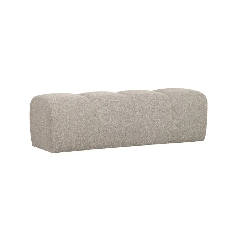 Eetkamerbanken<WOOOD Eetkamerbank Mojo Beige - 164x45 cm