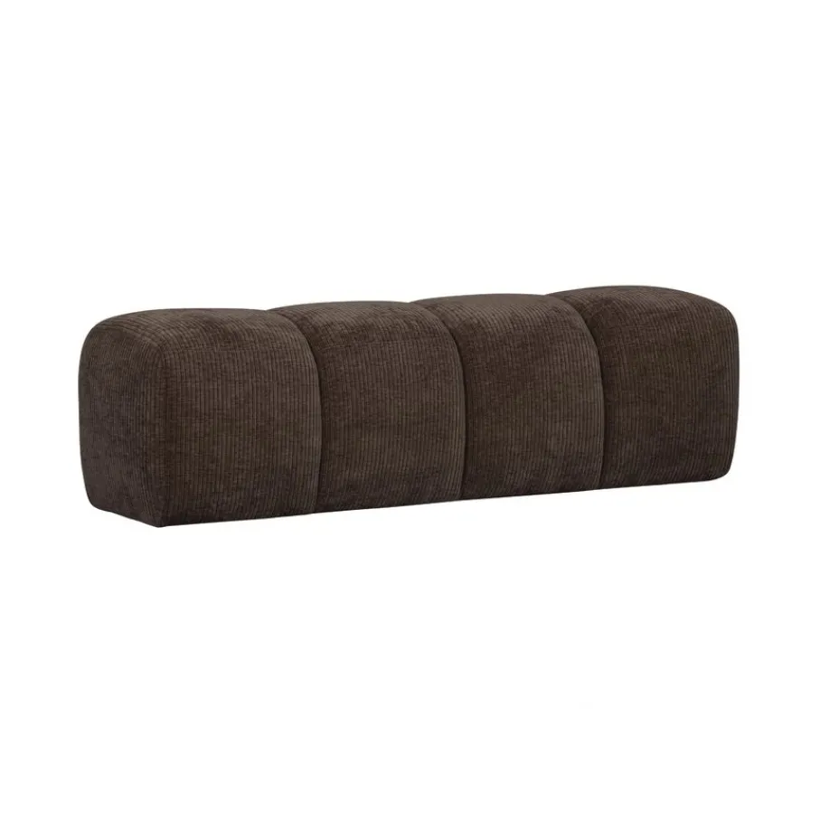 Eetkamerbanken<WOOOD Eetkamerbank Mojo Bruin - 164x45 cm