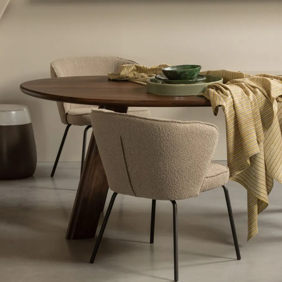 Eetkamerstoelen<WOOOD Eetkamerstoel Admit Naturel