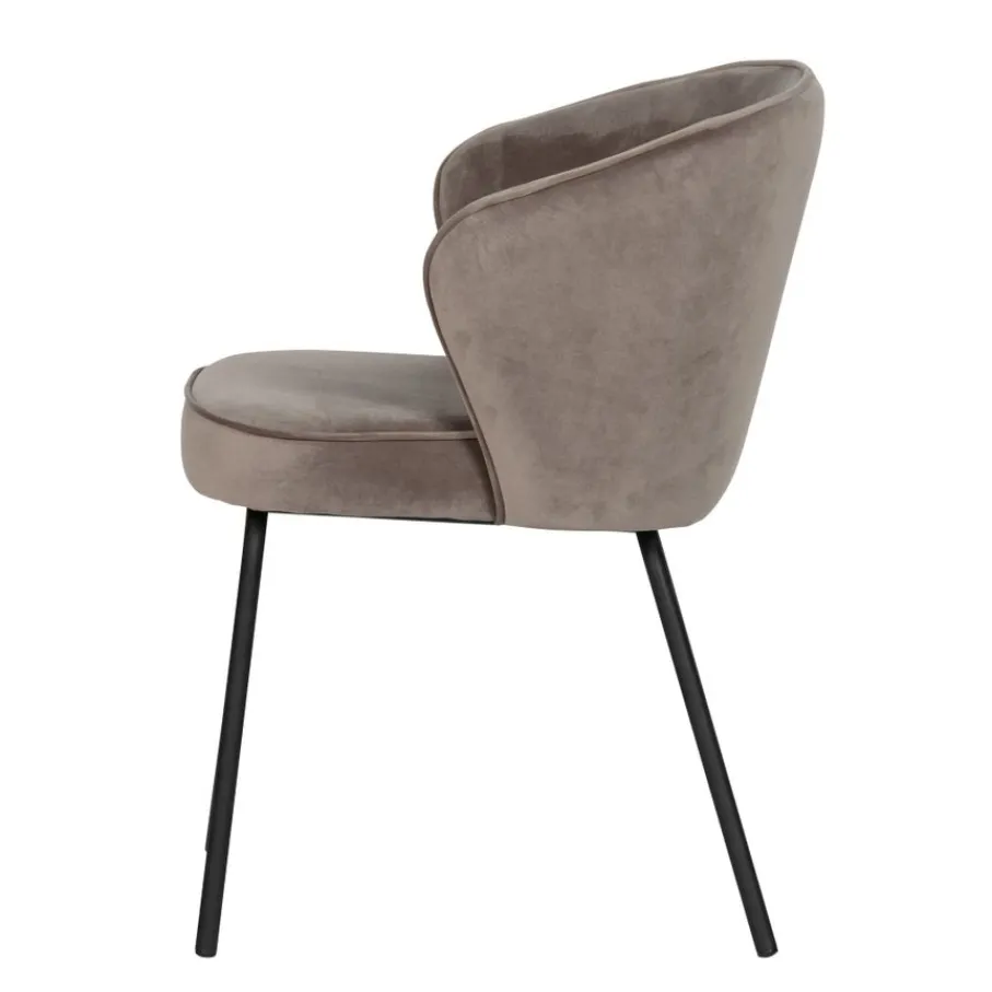 Eetkamerstoelen<WOOOD Eetkamerstoel Admit Taupe