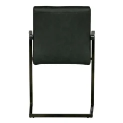 Eetkamerstoelen<WOOOD Eetkamerstoel Bas Antraciet