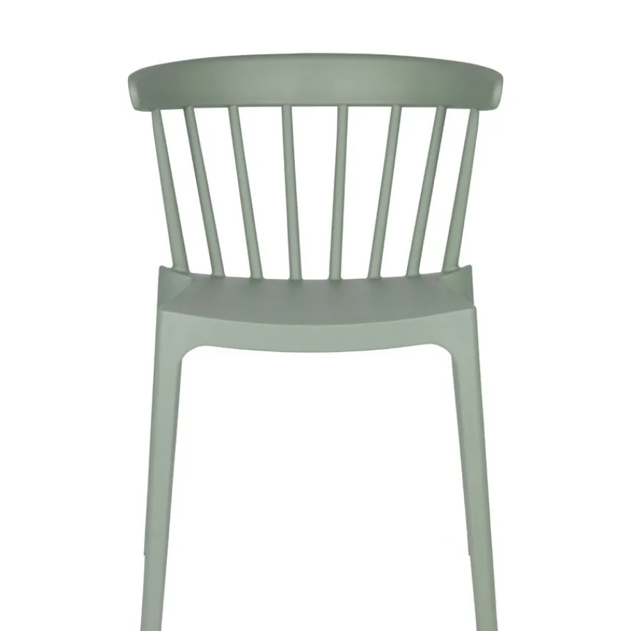 Eetkamerstoelen<WOOOD Eetkamerstoel Bliss Groen