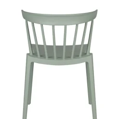 Eetkamerstoelen<WOOOD Eetkamerstoel Bliss Groen