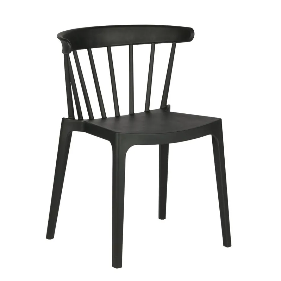 Eetkamerstoelen<WOOOD Eetkamerstoel Bliss Zwart