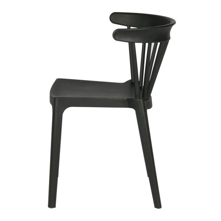 Eetkamerstoelen<WOOOD Eetkamerstoel Bliss Zwart