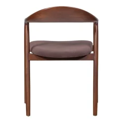 Eetkamerstoelen<WOOOD Eetkamerstoel Bran Bruin