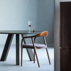 Eetkamerstoelen<WOOOD Eetkamerstoel Bran Bruin