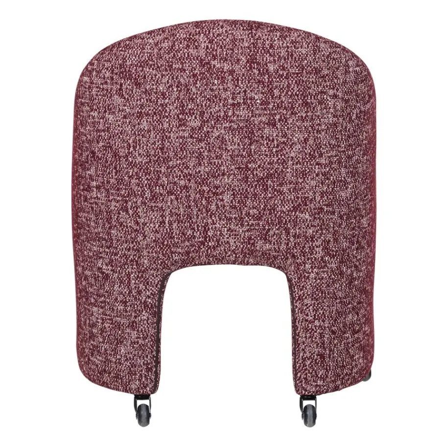 Eetkamerstoelen<WOOOD Eetkamerstoel Cordo Bordeauxrood