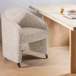 Eetkamerstoelen<WOOOD Eetkamerstoel Cordo Naturel