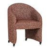 Eetkamerstoelen<WOOOD Eetkamerstoel Cordo Roestbruin