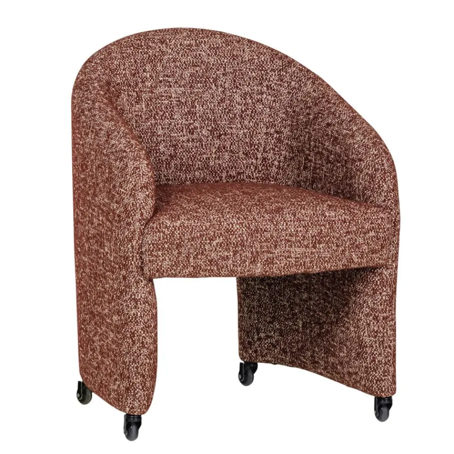 Eetkamerstoelen<WOOOD Eetkamerstoel Cordo Roestbruin