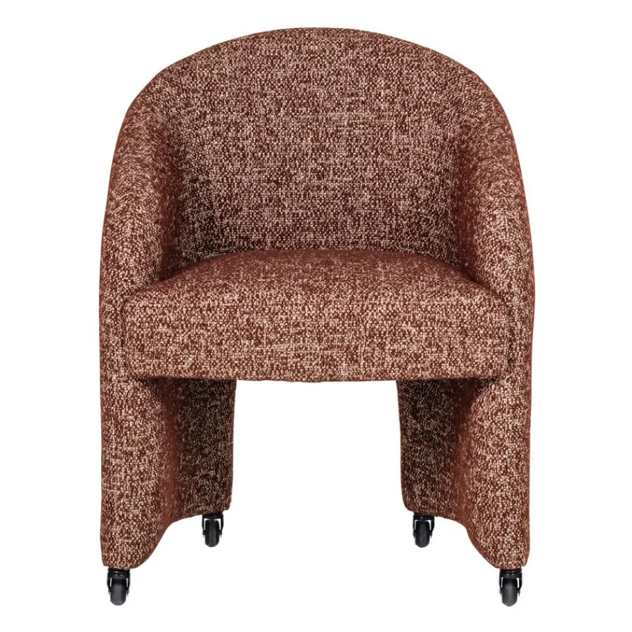 Eetkamerstoelen<WOOOD Eetkamerstoel Cordo Roestbruin
