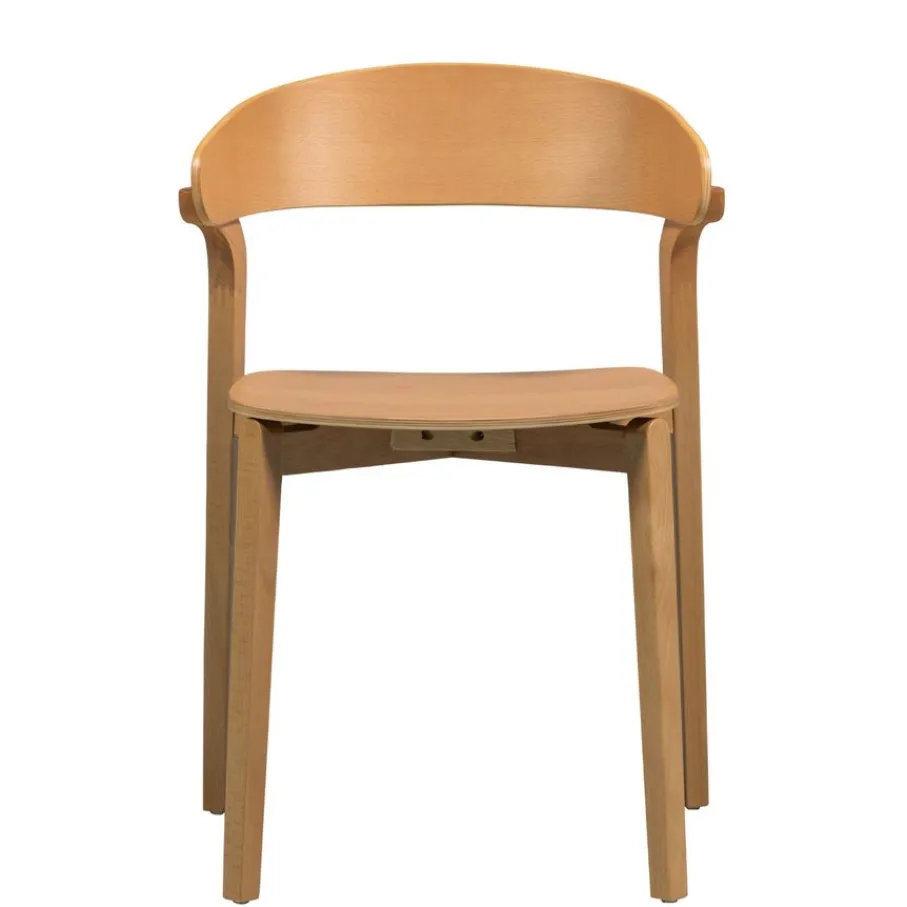 Eetkamerstoelen<WOOOD Eetkamerstoel Cras Naturel