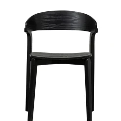 Eetkamerstoelen<WOOOD Eetkamerstoel Cras Zwart