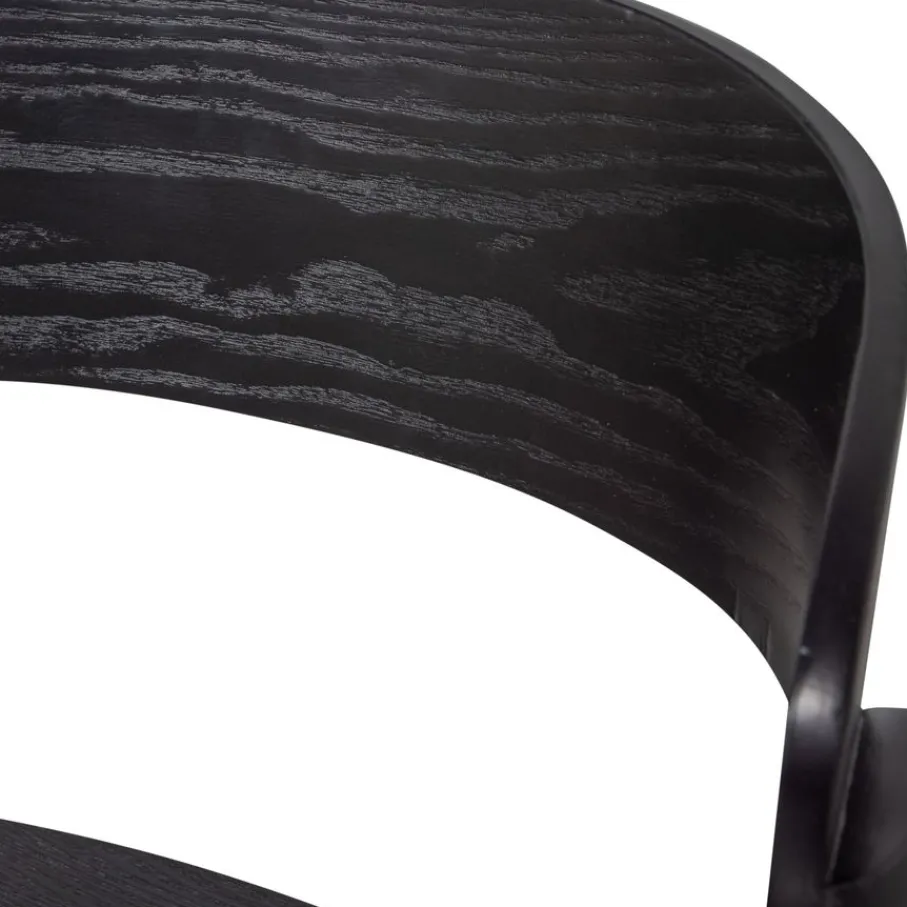 Eetkamerstoelen<WOOOD Eetkamerstoel Cras Zwart
