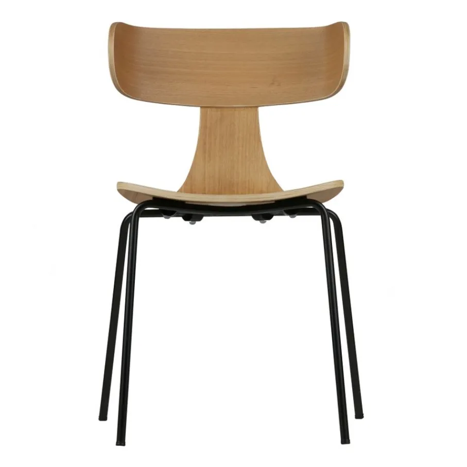 Eetkamerstoelen<WOOOD Eetkamerstoel Form Naturel