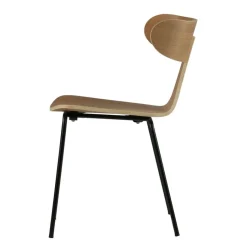 Eetkamerstoelen<WOOOD Eetkamerstoel Form Naturel