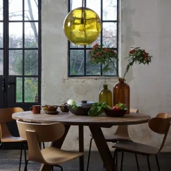 Eetkamerstoelen<WOOOD Eetkamerstoel Form Naturel