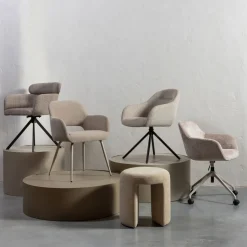 Eetkamerstoelen<WOOOD Eetkamerstoel Grant-Jaki Zand