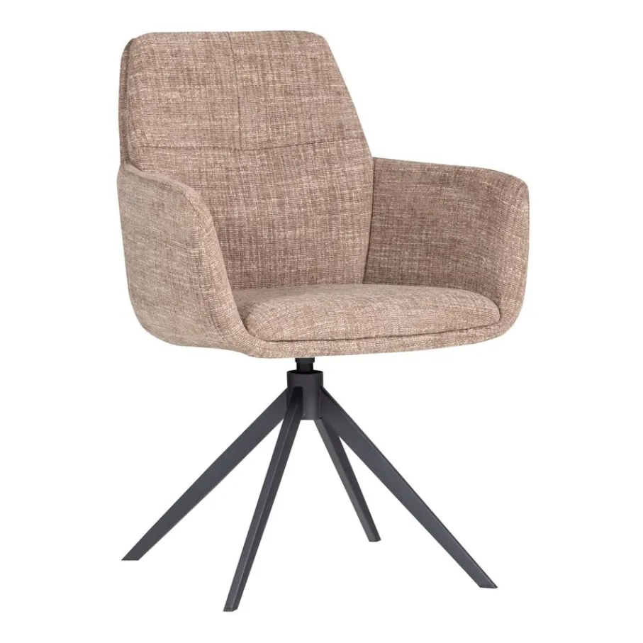Eetkamerstoelen<WOOOD Eetkamerstoel Grant Zand