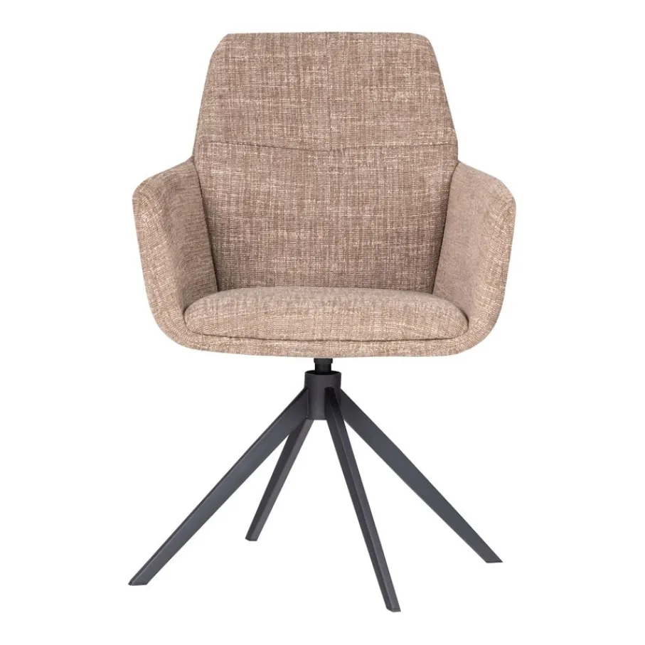 Eetkamerstoelen<WOOOD Eetkamerstoel Grant Zand
