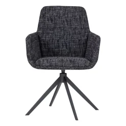 Eetkamerstoelen<WOOOD Eetkamerstoel Grant Zwart