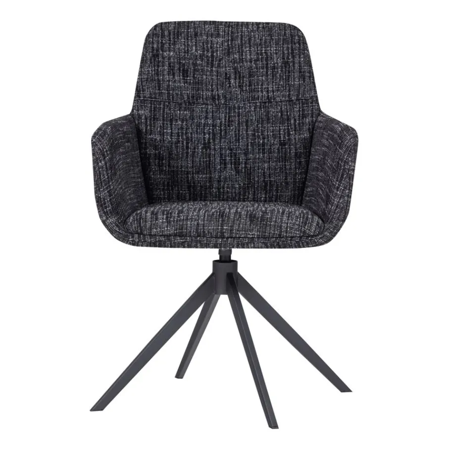 Eetkamerstoelen<WOOOD Eetkamerstoel Grant Zwart