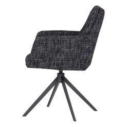 Eetkamerstoelen<WOOOD Eetkamerstoel Grant Zwart