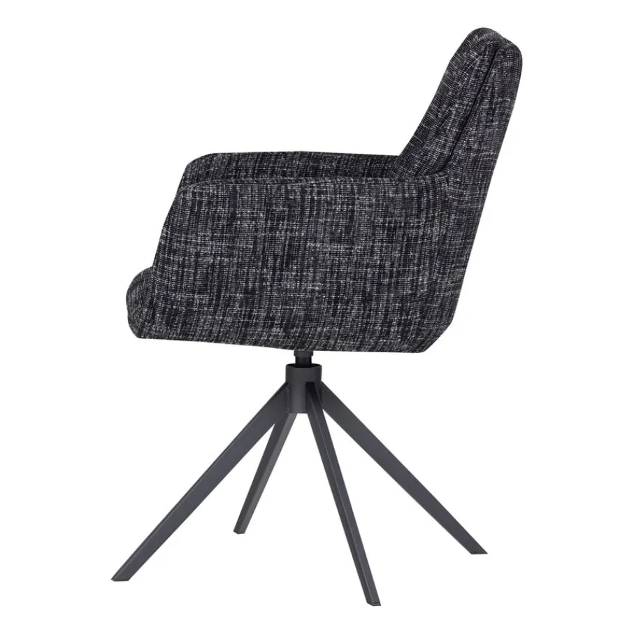 Eetkamerstoelen<WOOOD Eetkamerstoel Grant Zwart