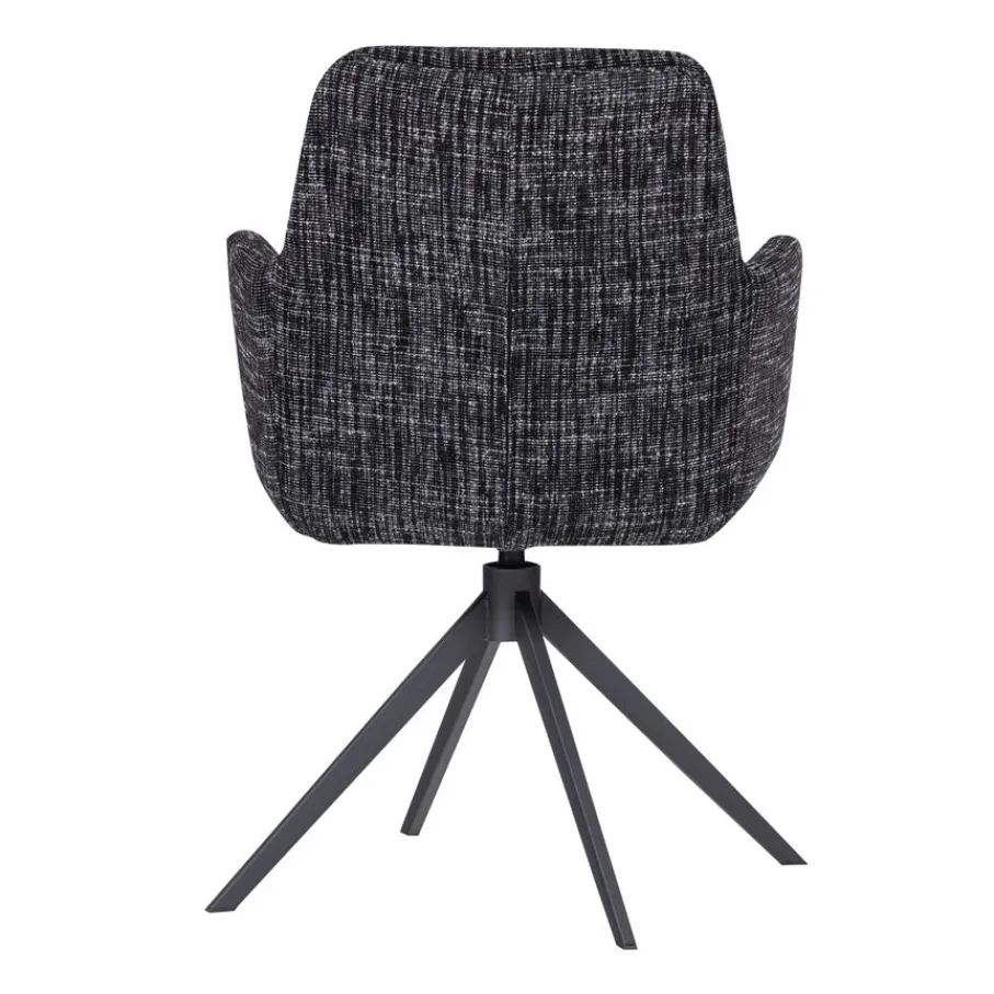 Eetkamerstoelen<WOOOD Eetkamerstoel Grant Zwart