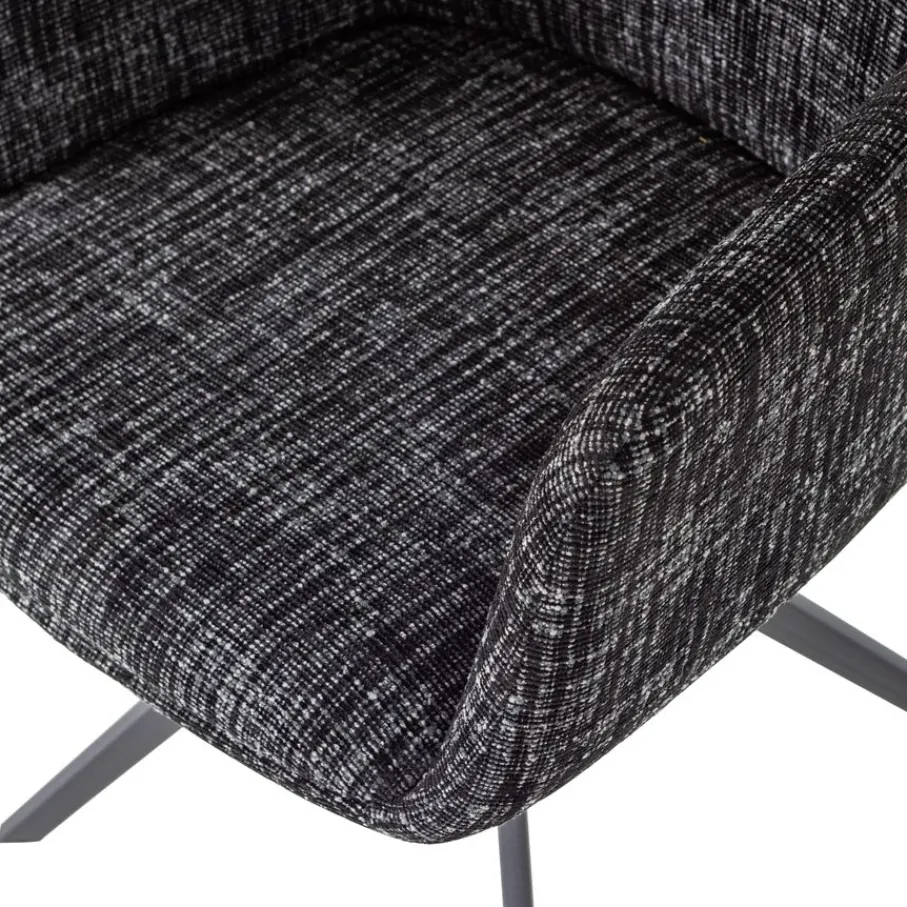Eetkamerstoelen<WOOOD Eetkamerstoel Grant Zwart