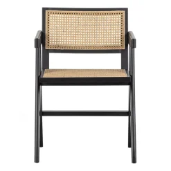 Eetkamerstoelen<WOOOD Eetkamerstoel Gunn Zwart