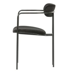 Eetkamerstoelen<WOOOD Eetkamerstoel Ivy Zwart