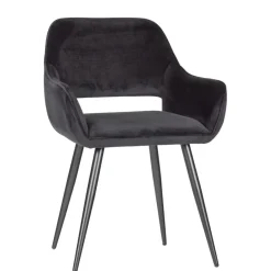 Eetkamerstoelen<WOOOD Eetkamerstoel Jelle Zwart - set 2 stuks