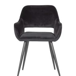 Eetkamerstoelen<WOOOD Eetkamerstoel Jelle Zwart - set 2 stuks