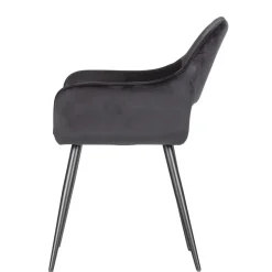Eetkamerstoelen<WOOOD Eetkamerstoel Jelle Zwart - set 2 stuks