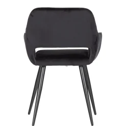Eetkamerstoelen<WOOOD Eetkamerstoel Jelle Zwart - set 2 stuks
