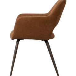 Eetkamerstoelen<WOOOD Eetkamerstoel Jenny Bruin
