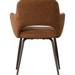 Eetkamerstoelen<WOOOD Eetkamerstoel Jenny Bruin