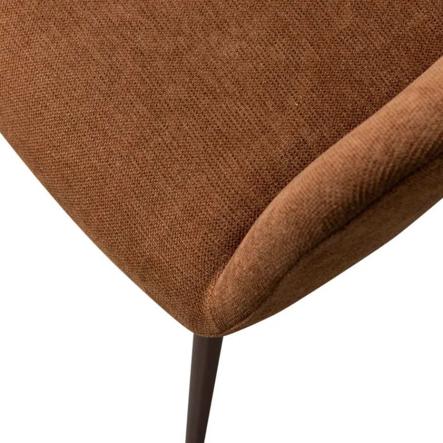 Eetkamerstoelen<WOOOD Eetkamerstoel Jenny Bruin