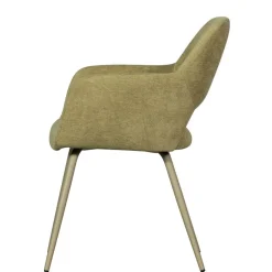 Eetkamerstoelen<WOOOD Eetkamerstoel Jenny Groen