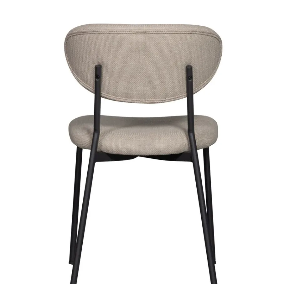 Eetkamerstoelen<WOOOD Eetkamerstoel Kjeld Beige